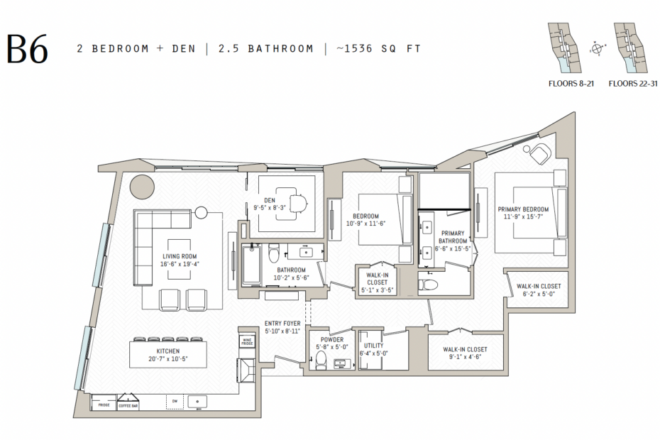 Cello Tower B6 Floor Plan